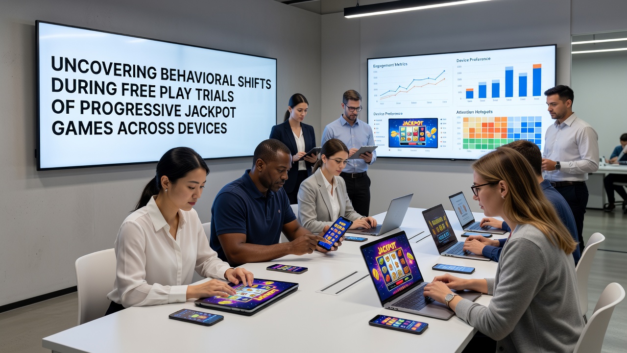 Darstellung geräteübergreifender Verhaltensmuster in Jackpot-Testrunden
